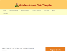 Tablet Screenshot of goldenlotussaitemple.com